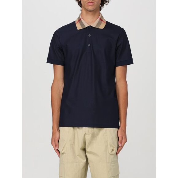 Burberry Polo Shirt Men Blue